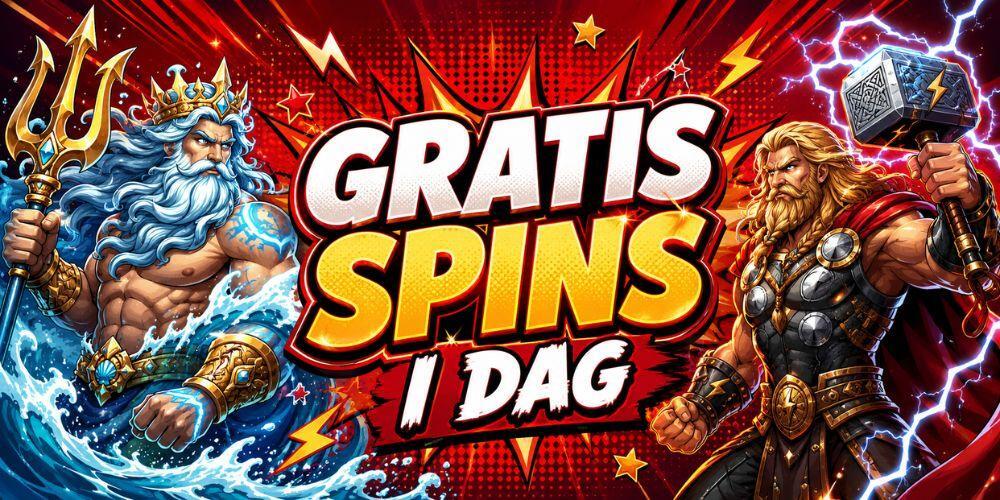 Ægte Gratis Spins i dag. Aktuelle tilbud uden bøvl og krav.
